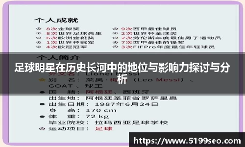 足球明星在历史长河中的地位与影响力探讨与分析